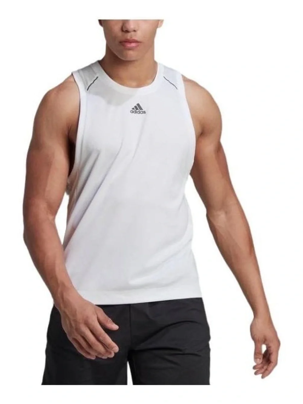 adidas White Men’s Performance Tank Top
